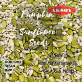 Mix Seeds (Sunflower & Pumpkin Seeds) - Aksoy UK