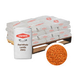 Red Whole Lentils - Aksoy UK