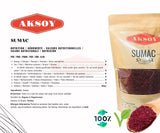 Aksoy Premium Ground Sumac 250gr - Aksoy UK