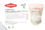 Roasted Salted White Pumpkin Seeds, 750gr to 1.5KG - Aksoy UK