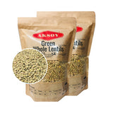 Green Whole Lentils - Aksoy UK