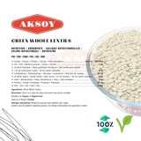 Green Whole Lentils - Aksoy UK