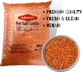 Red Split Lentils - Aksoy UK