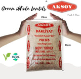 Green Whole Lentils - Aksoy UK