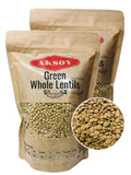 Green Whole Lentils - TOPTEN Wholesales