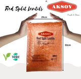 Red Split Lentils - Aksoy UK