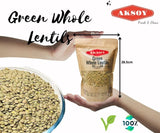 Green Whole Lentils - Aksoy UK