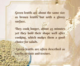 Green Whole Lentils - Aksoy UK